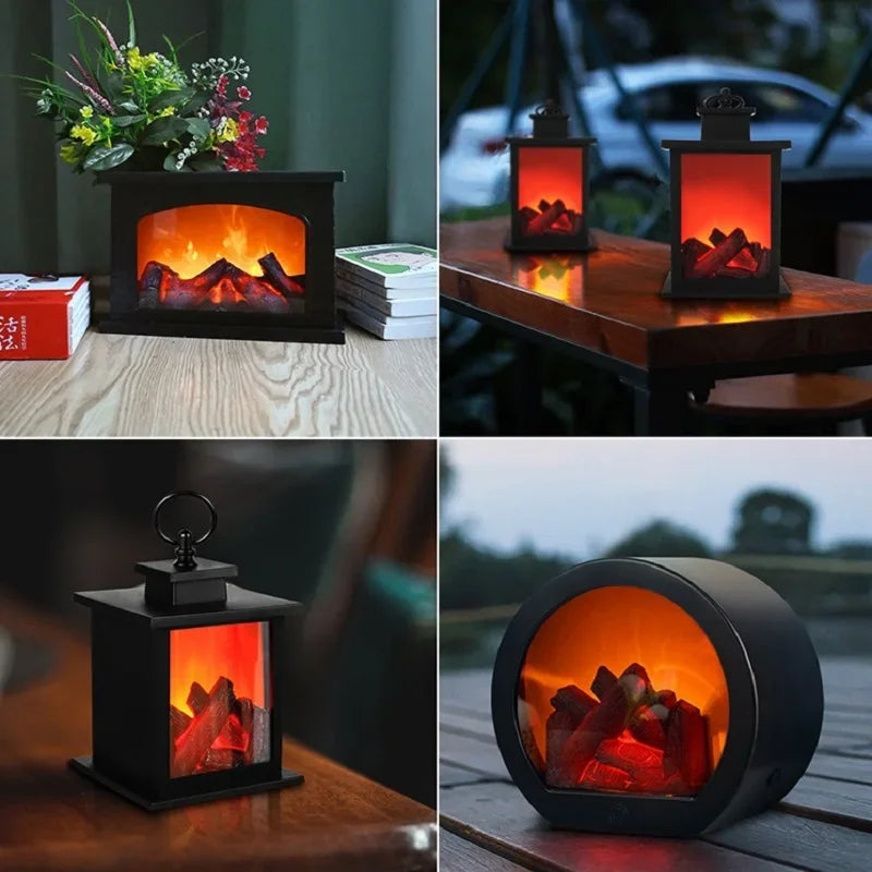  LED Fireplace Lamp