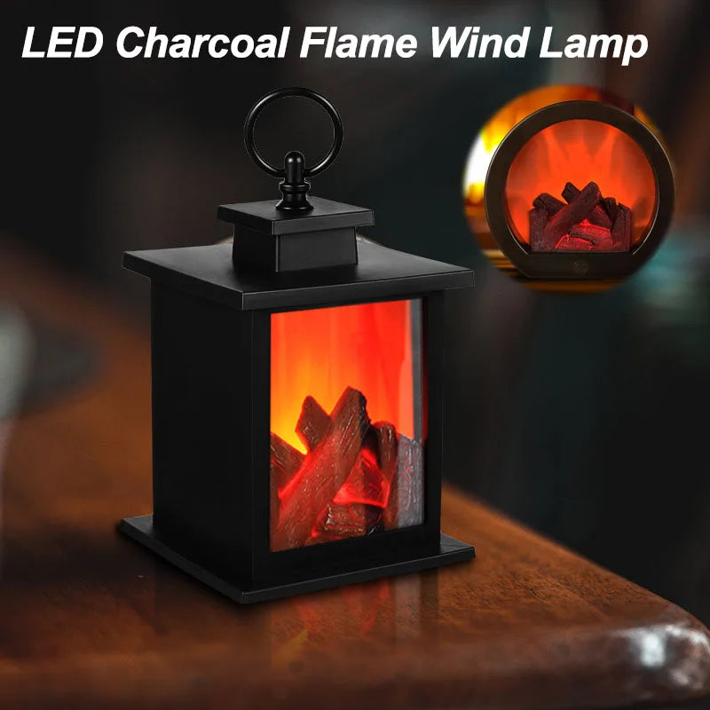  LED Fireplace Lamp