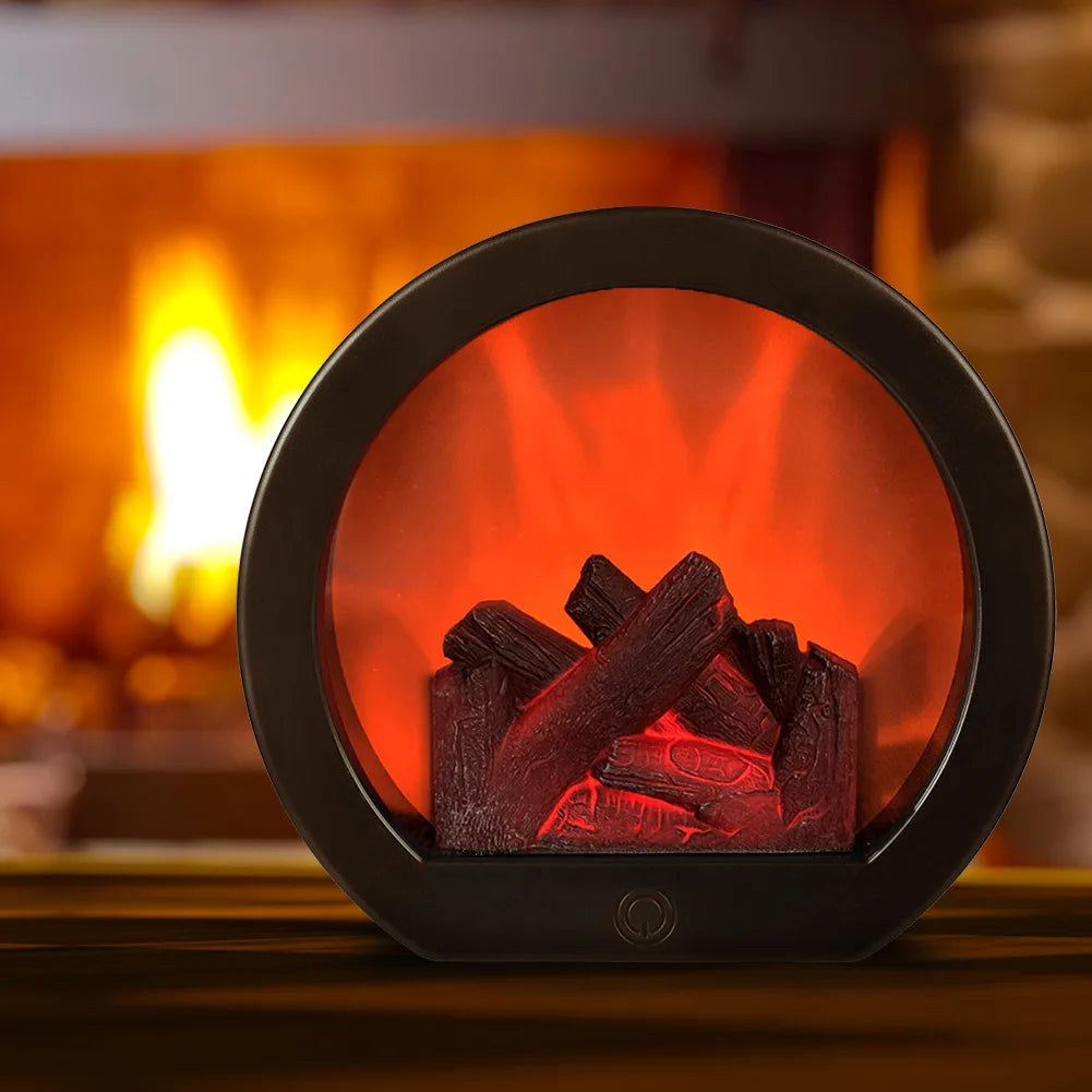  LED Fireplace Lamp