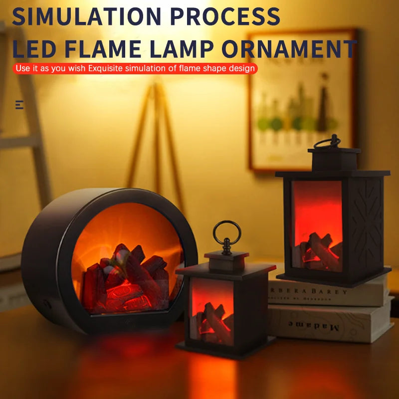  LED Fireplace Lamp