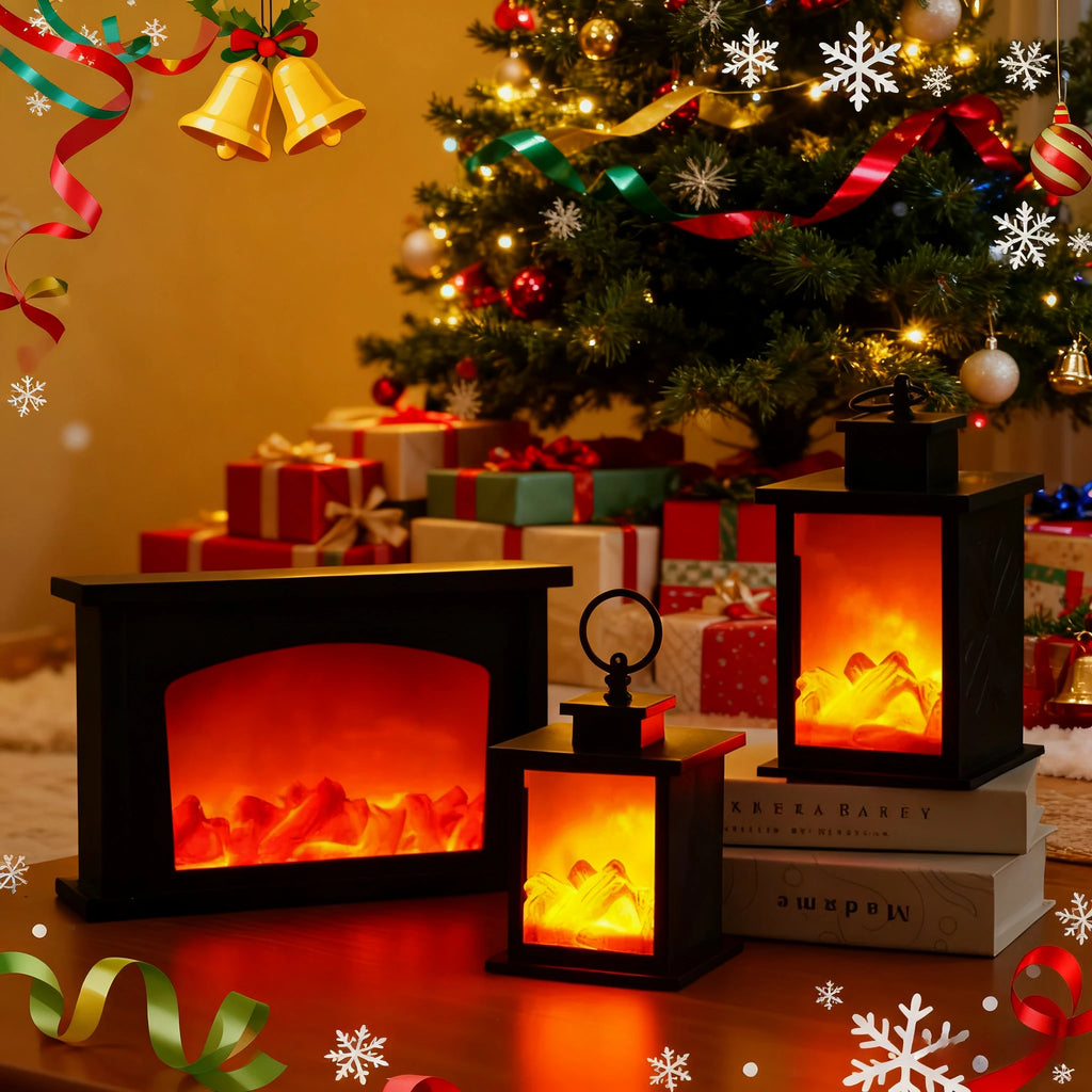  LED Fireplace Lamp