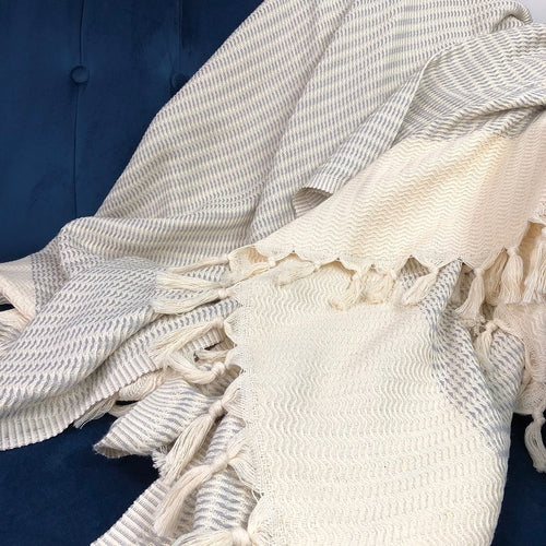 Luxury Plush Wavy Turkish Throw