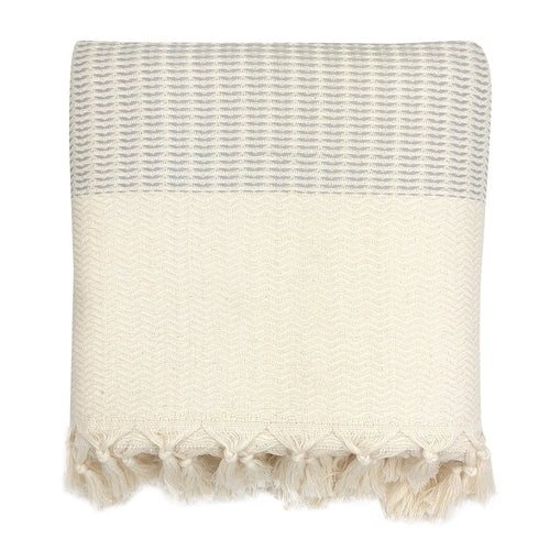 Wavy Plush Turkish Cotton Throw