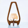 Crear Novelty Rustic Charm Wood Oval Lantern